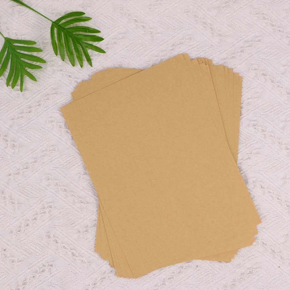 

100 Sheets Kraft Paper Blank Parchment Decoupage Writing Stationery Letter Vintage