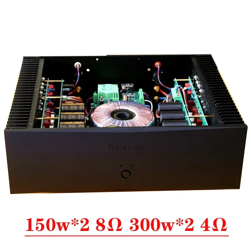 

300w*2 Class AB Power Amplifier Transistor High Output ONMJL3281/1302 Horn Protection Circuit High Power HIFI Amplifier Audio