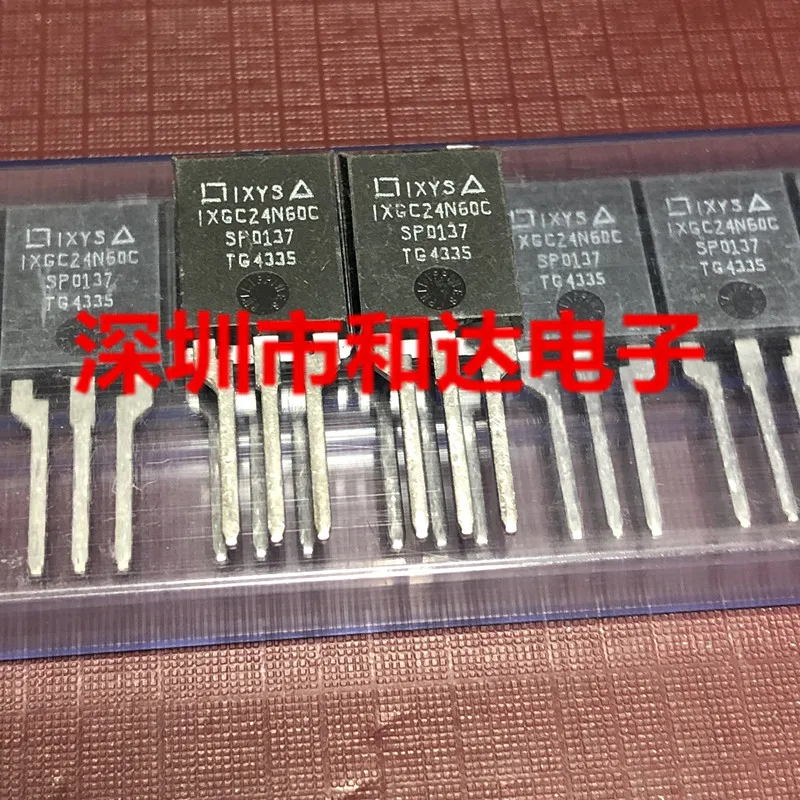 (2pieces)IXGC24N60C ISOPLUS220 600V 24A