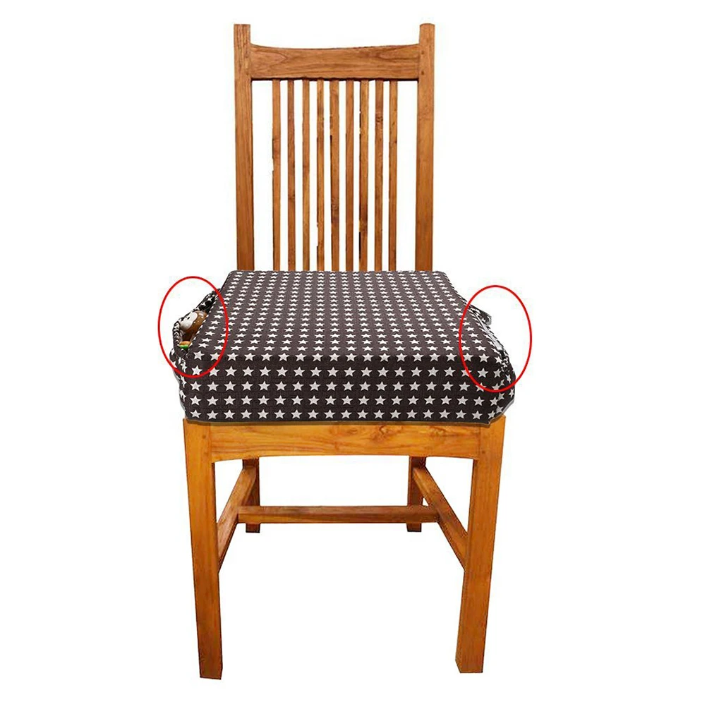 

Durable Children Dining Cushion Chair Pad Heightening Seat Cushion For Baby Kid Home Restaurant Use Lightweight Easy Clean