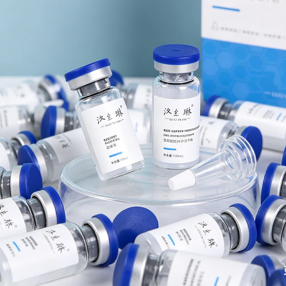 

Синий медный пептид 100 мг GHK-Cu: восстанавливающий лиофилизированный порошок для питания, увлажнения и осветления кожи лица