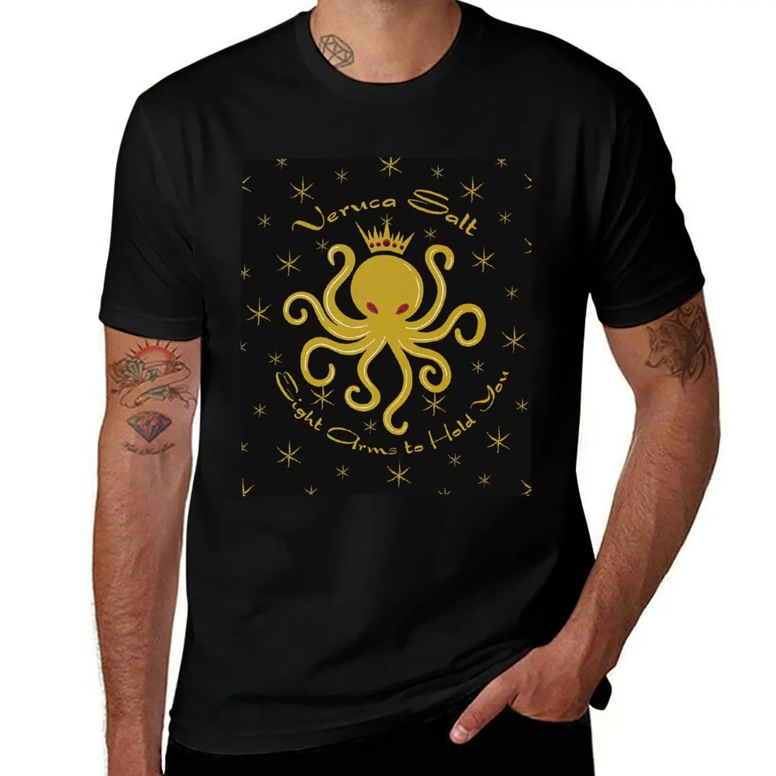 veruca salt logo art01 T-Shirt Simple Casual Short Sleeve Cotton T-Shirt