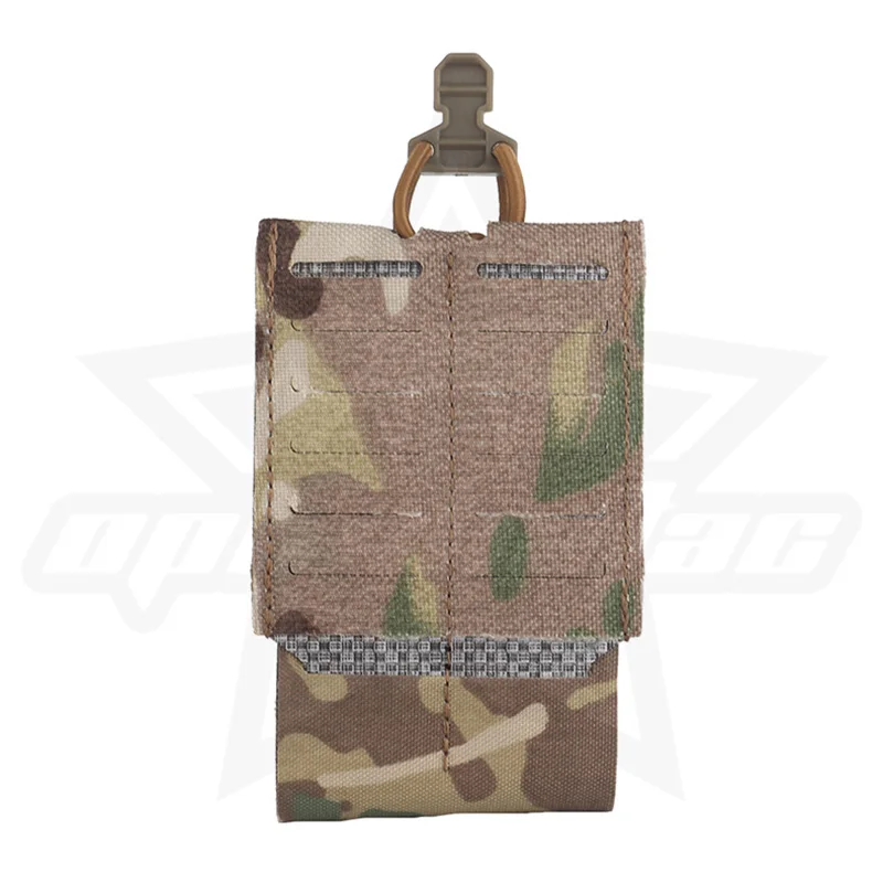 OphidianTac Molle Single Magazine Pouch Elastic Rifle Open-Top Mag Pouch for M4 M16 AR-15 5.56 Magazine