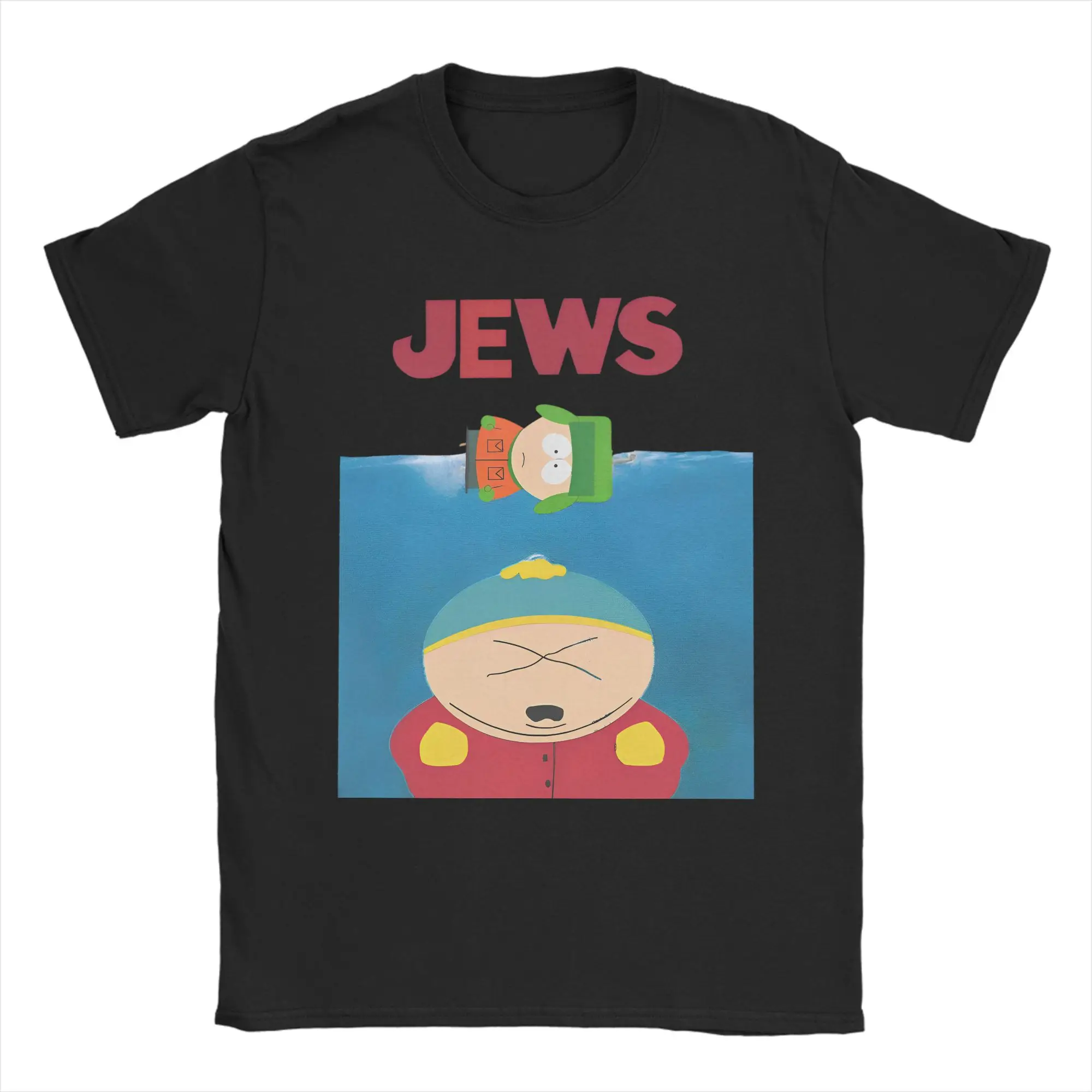 

Men T-Shirt South Cartoon Park Cartman And Kyle Funny Cotton Tees Short Sleeve T Shirt Round Neck Clothes Summer