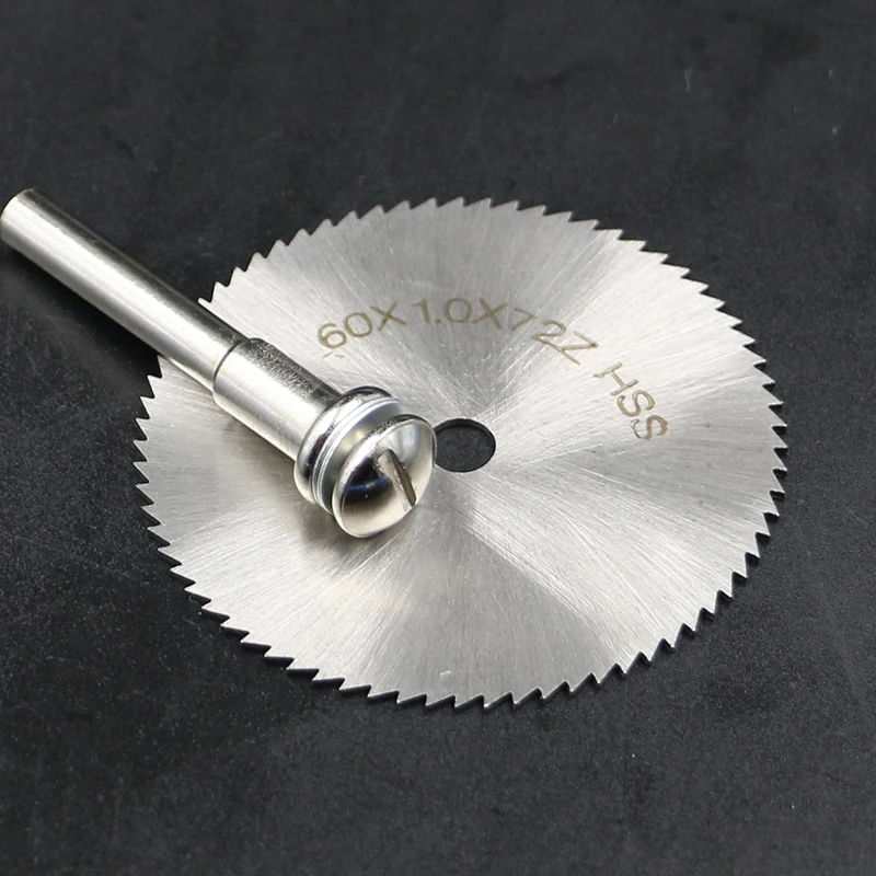 1 conjunto hss mini circular corte de madeira viu disco de corte para madeira plástico metal escultura serra roda acessórios broca giratória
