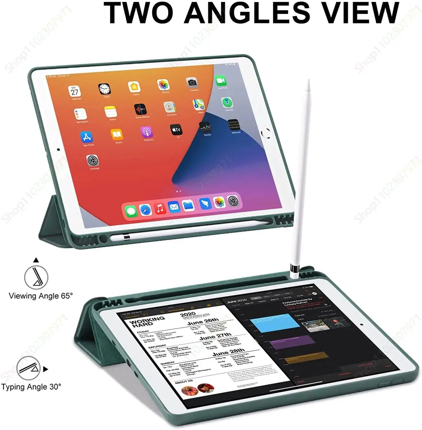 For iPad Air5th Generation Case /iPad Air4th Gen 10.9 iPad 10.2 8 9th iPad 10th Pro11 Air3 10.5 5/6th 9.7 2017 2018 Tablet Case