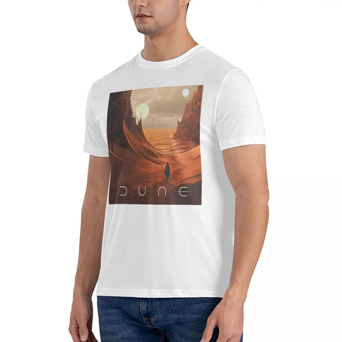 الكثبان الرملية 2020 مروحة الفن 100% القطن تي شيرت الرجال مضحك تي شيرت الرجال طاقم الرقبة قصيرة الأكمام S-6XL