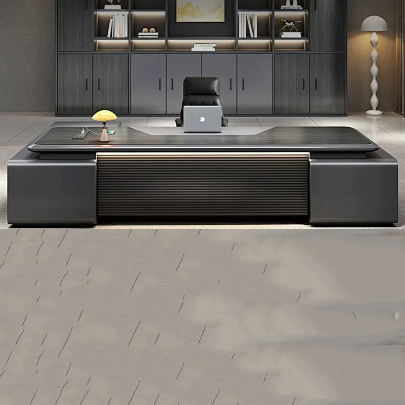 Design Storage Office Desk Drawer Organizers Aesthetic Computer Office Desk European Modern Mesas Escritorio Salon Furniture