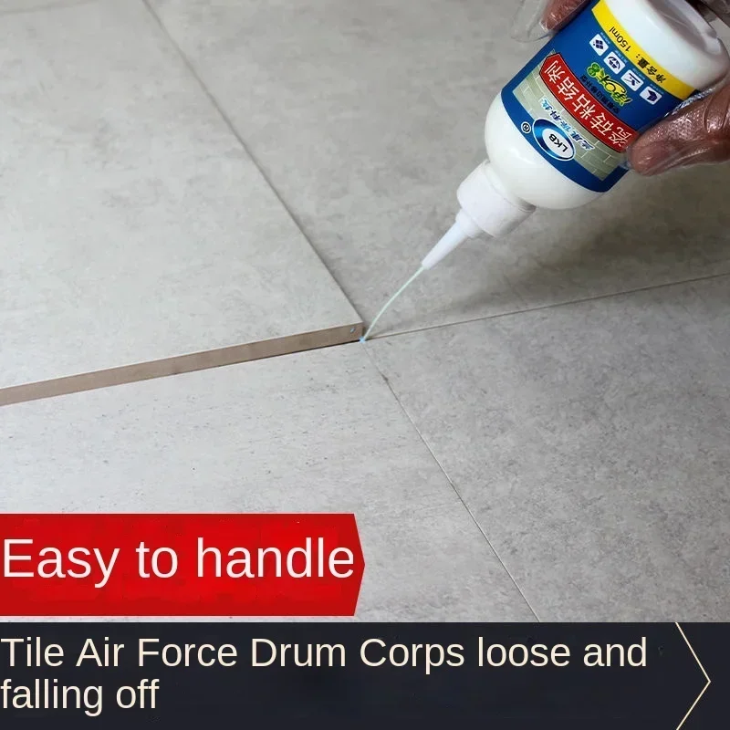 Tile Glue Strong Adhesive Floor Tile Empty Drum Loose Repair Injection Filling Seam Instead of Wall Tile Falling Off Back Glue
