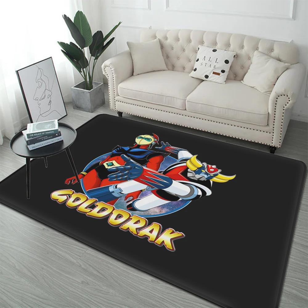 Goldorak Grendizer UFO Robot Goldrake Floor Mat Bath Mat Nordic Style Home Doormat Bathroom-Toilet Mats Bedroom Welcome Doormat