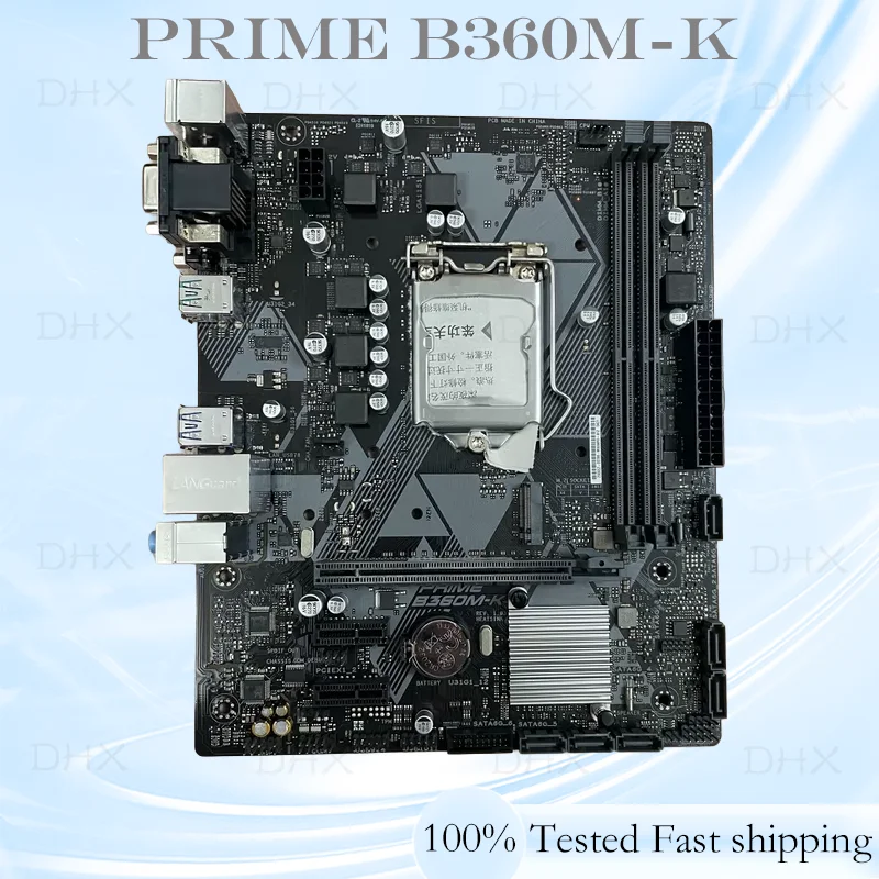 For ASUS PRIME B360M-K Motherboard B360 LGA1151 Micro ATX DDR4 Max 64GB M.2 HDMI SATA3.0 Intel 8th 9th Gen Core CPU Tested OK