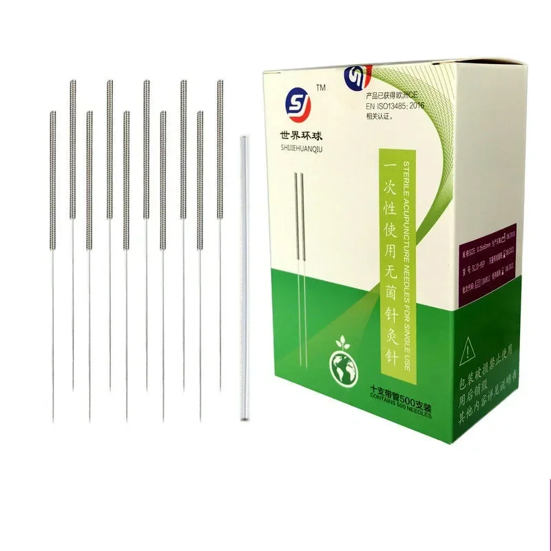 

2 boxes 500pcs/box huaqiu sterile acupuncture needle for single use beauty body massage needle 0.18/0.20/0.25/0.3/0.35/0.40mm