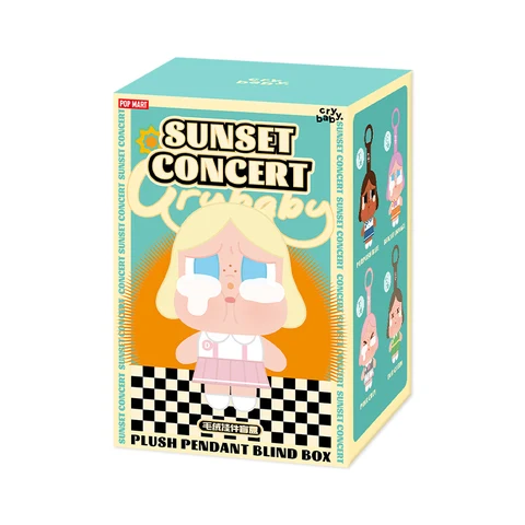 POP MART CRYBABY Sunset - плюшевый кулон для коллекционеров