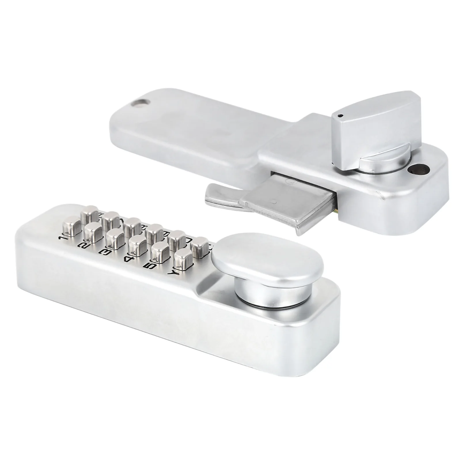 Keyless Mechanical Combination Lock Zinc Alloy 1 to 11 Digits Code Design For Balcony Kitchen Sliding Door Anti Theft Protection view 4
