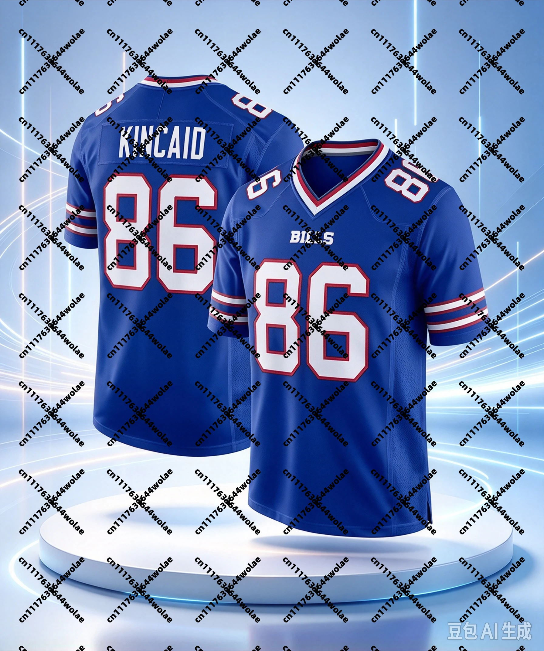 2026 New Unisex Buffalo Bills Allen Number 17 American Football Fan Jersey Game Day Short Sleeve Training T Shirt