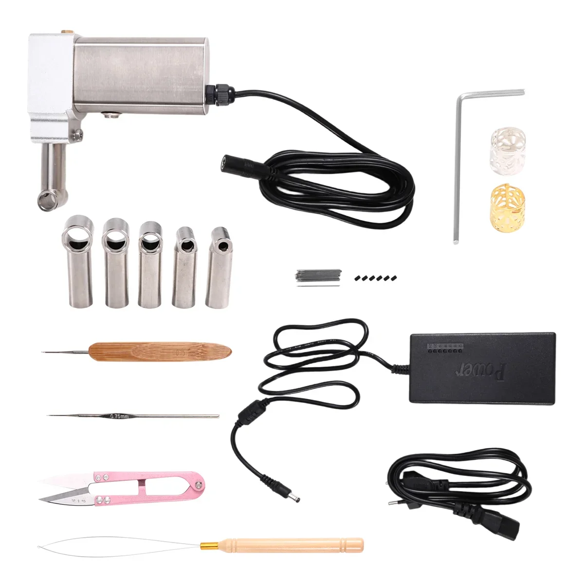 2026 New Instant Dreadlocks Hair Making Machine Easy DIY Semi-Automatic Dreadlock Machine for Long Human Hair EU Plug US Plug