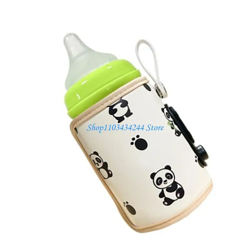 

Portable Baby Milk Heat Keeper Baby Bottle Warmer Bag 6 Gears Adjustable Travel Bottle Warmer Cover USB Bottle Warmer