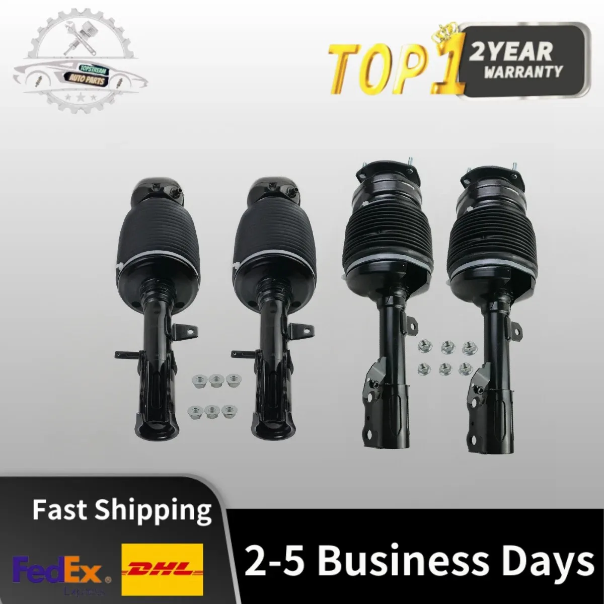 

4pcs Front and Rear Air Suspension Struts For Lexus RX330 RX350 RX400h 2004-2008