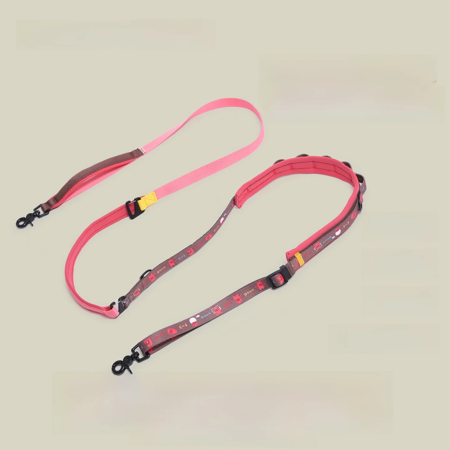 

Hoopet × Tama King Collab Pet Supplies Teddy Small Dog Lea Multi-Functional Traction Rope Durable Nylon Non-Extensible