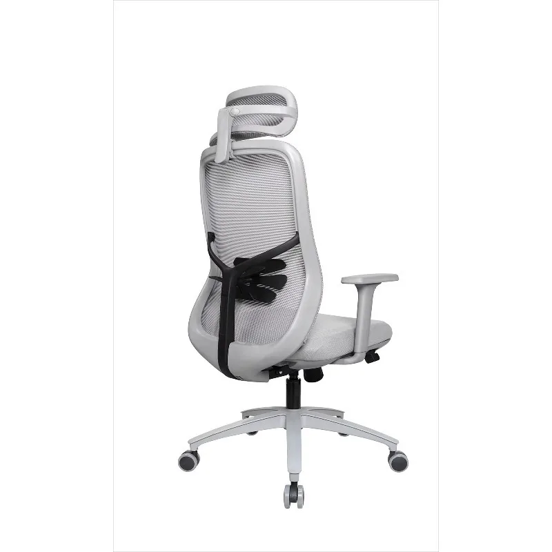 Computer office chair comfortable mesh rotating ergonomic design, using modern style fabric