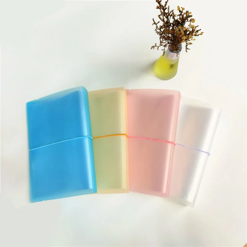 Fotoalben-Aufbewahrungsbilderbuch für 4 x 6 Fotos, transparenter Einband, Portfolio-Ordner für Postkarten, 30 Seiten, für 60 Bilder