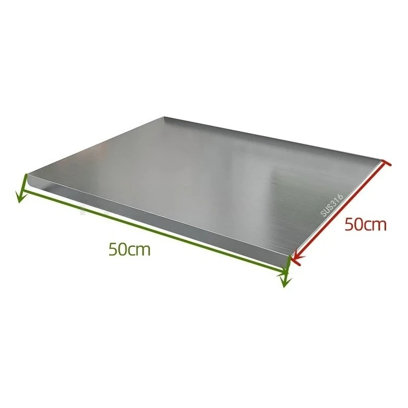 Large Pastry Mat Kitchen Bakery 316 Stainless Steel Chopping Board Anti Bacterial Panel Rolling Dough Board Chopping Thickened