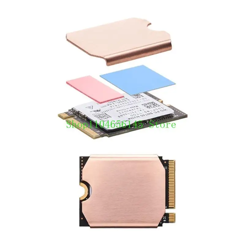 5ASD Pure-Copper Radiator M.2 NVME SSD Cooler Pad для SteamDeck 2230 Твердовой диск