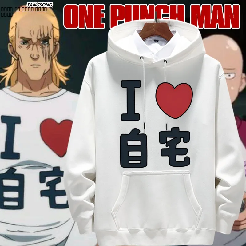 

One Punch Man Anime Surroundings KING Love Casual Hoodie Men Women Loose Fit Printed Sweatirt Spring Autumn Winter Streetwear