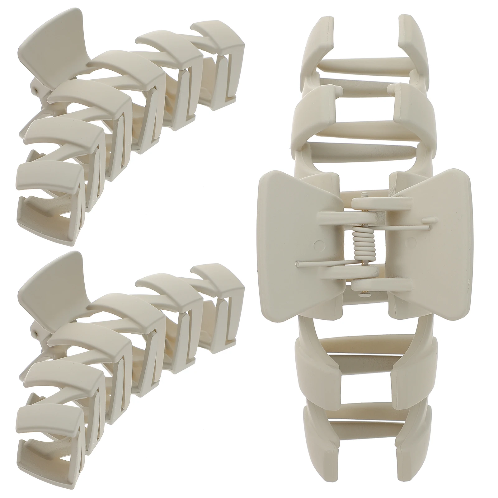 

3Pcs Large Claw Clips Durable Plastic Bath Shower Travel Styling Tool Thick Thin Hair Bath Hair Clips Handling