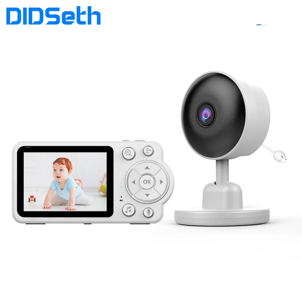 

DIDSeth 2MP Video Baby Monitor 2.8IN Active Answer WiFi IP Camera 360° Video Calling Mother Kids Active Call Surveillance