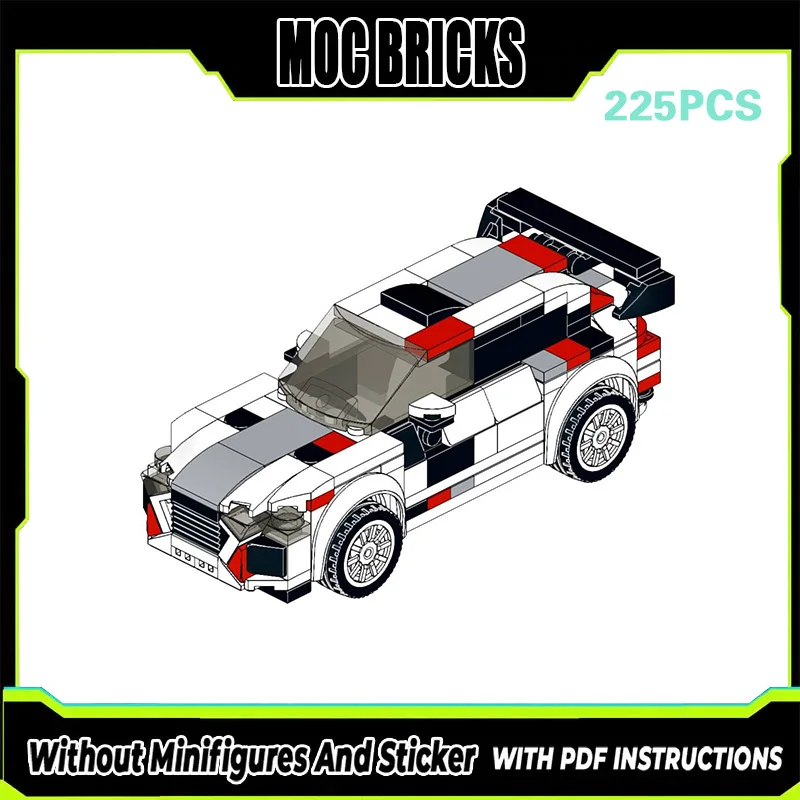 

Popular Movie City Car Model MOC Building Bricks A3 Rally Racing Car Modular Technology Gifts Holiday Assemble Children Toy Suit