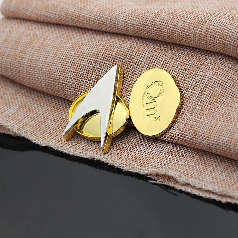 Fashion Classic Star Trek Metal Pins Brooch Captain Badge Brooches for Clothing Backpack Accessories Jewelry Fans Collectible