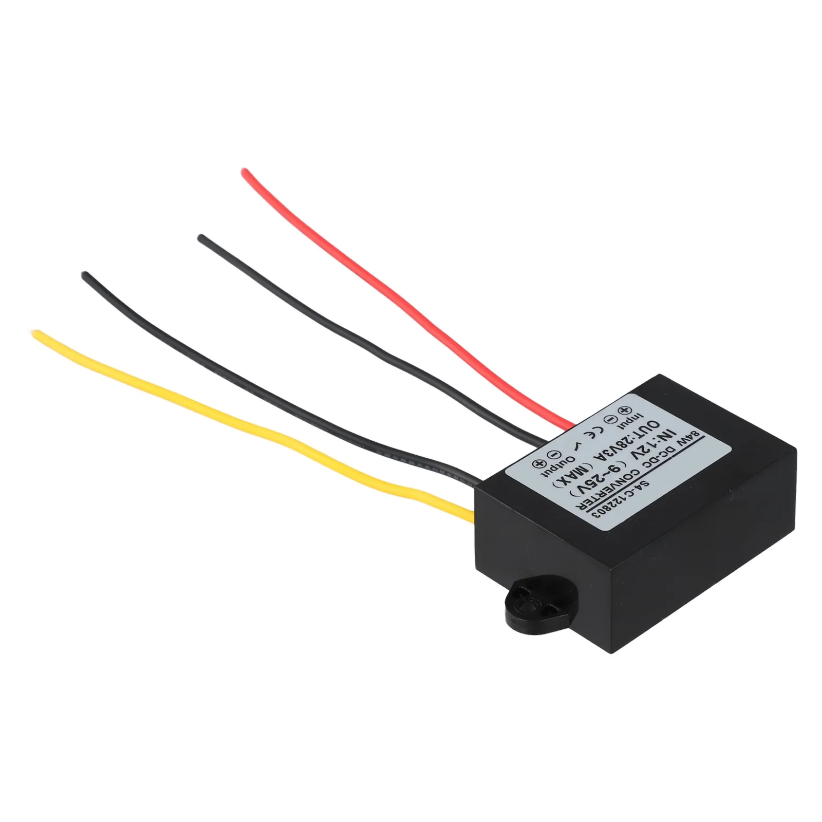 DC 12V to 28V DCDC Converter 3A Regulator IP68 Waterproof for Outdoor Use Smart Protection Against Overcurrent and Overheat