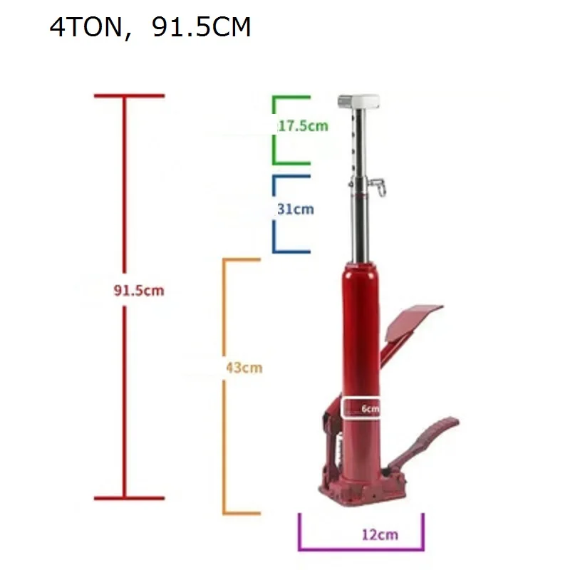 2TON-4Ton Pedal fuß typ hydraulische flasche Jack für ändern reifen von fahrzeug auto off-road-SUV off-road reifen reifen ändern – Detail 6