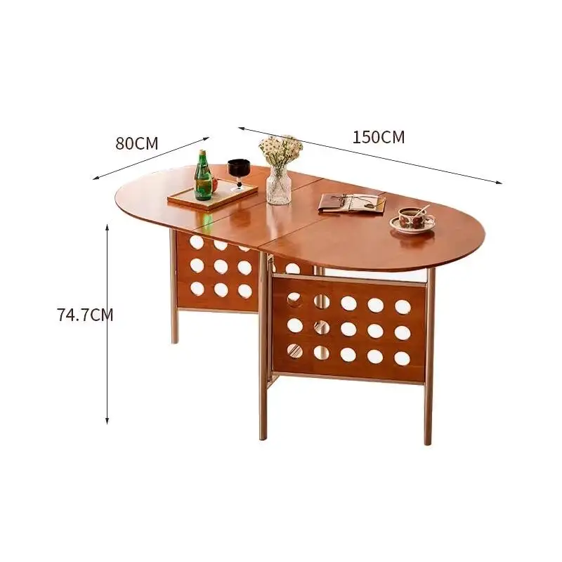Long Luxury Mid Century Dining Folding Tables Modern Design Dining Tables Glamour French Table A Manger Pliante Furniture Home