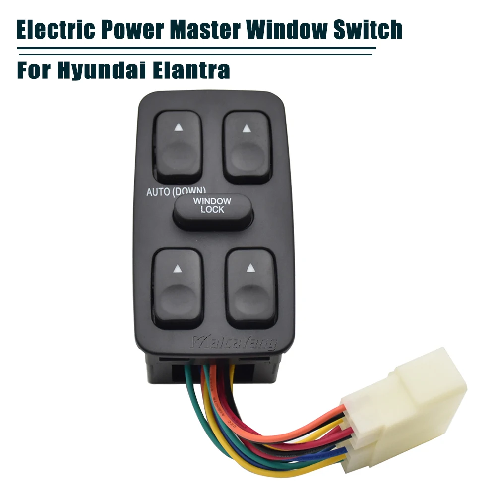 For 1992 1993 1994 Hyundai Elantra Galloper Electric Power Window Master Switch NEW 93570-28001 9357028001