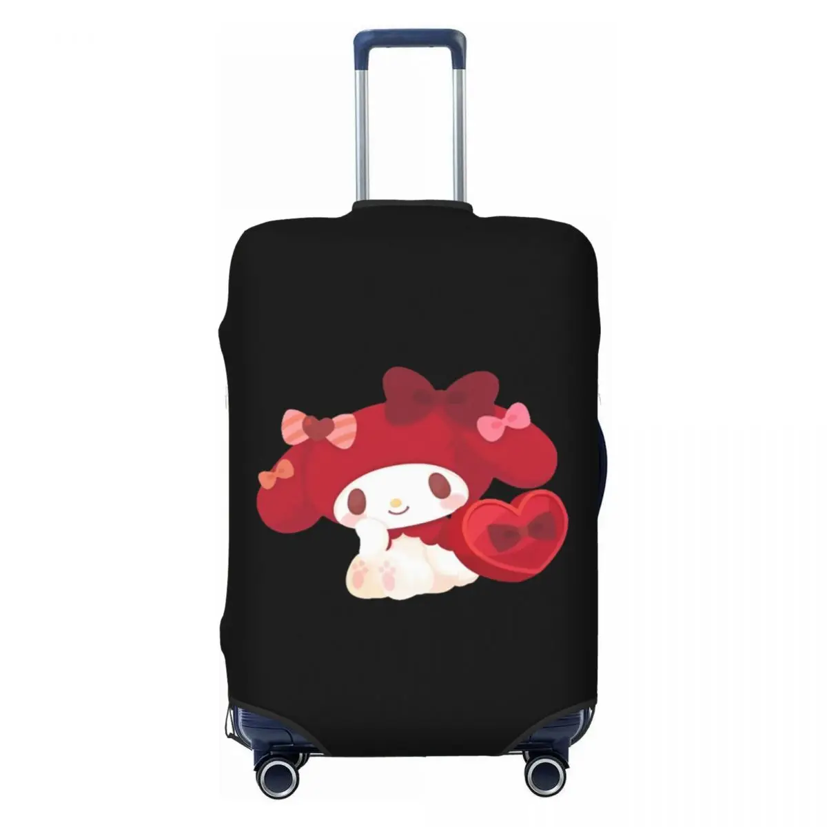 My Melody Sanrio Anime Suitcase Cover Vacation Cute Y2K Manga Strectch Luggage Case Cruise Trip Protection