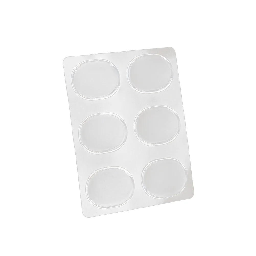 18pcs Transparent Small Round Cushions For Men Women Heel Grips Protector Anti-Blister Foot Care Tool Heel Pads Feet Pads For