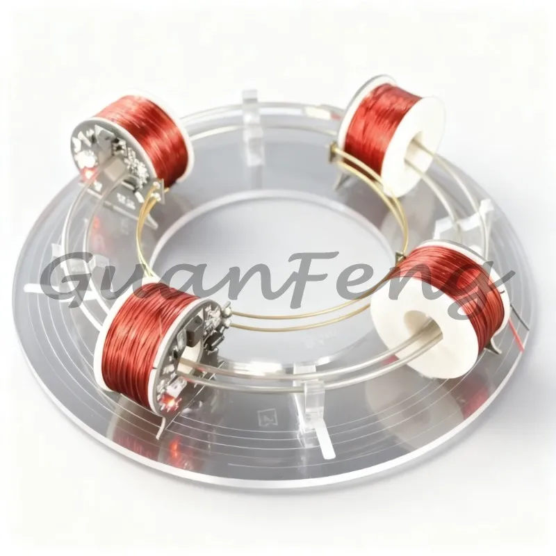 Six Coils DIY Circular Accelerator, Electromagnetic Ring Cyclotron, Scientific Experiment Teaching Equipment