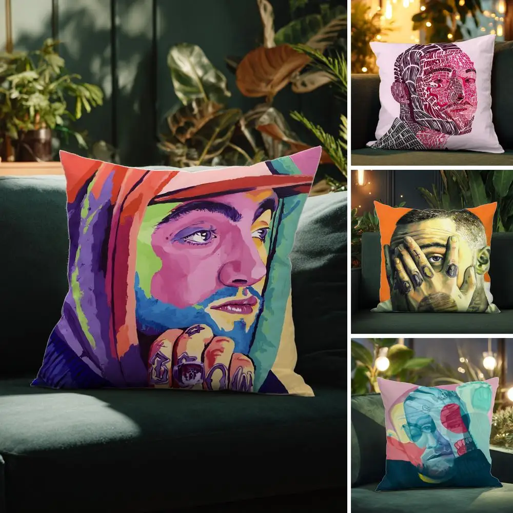 

Наволочка для дивана/кровати Singer Mac Miller-M, шелковистая, элегантная, с невидимой молнией, декоративная наволочка для подушки