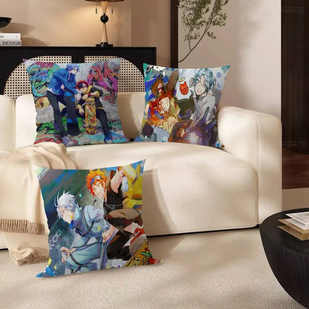 Cool Boy S-Sk8 The Infinity Painting Pillow Cushion Cover Pillowcase Living Room Sofa Home Decor Customized