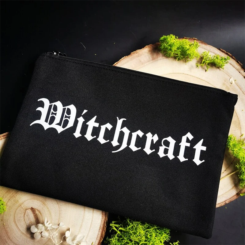 Witchcraft Black Bag fall autumn October witch Gothic Spooky happy Halloween eve party decoration Wife friend bestie mom Gift