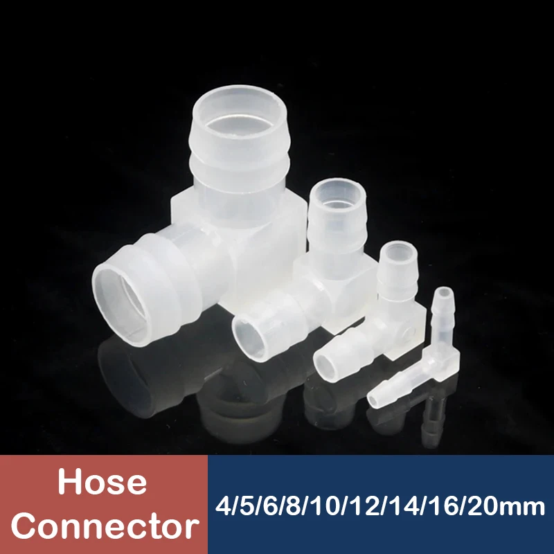 

5/10pcs Thread 90 Degree Elbow Bend ID4mm~20mm Water Connector Tank Hose Garden Irrigation Water pipe Adapter Fittings