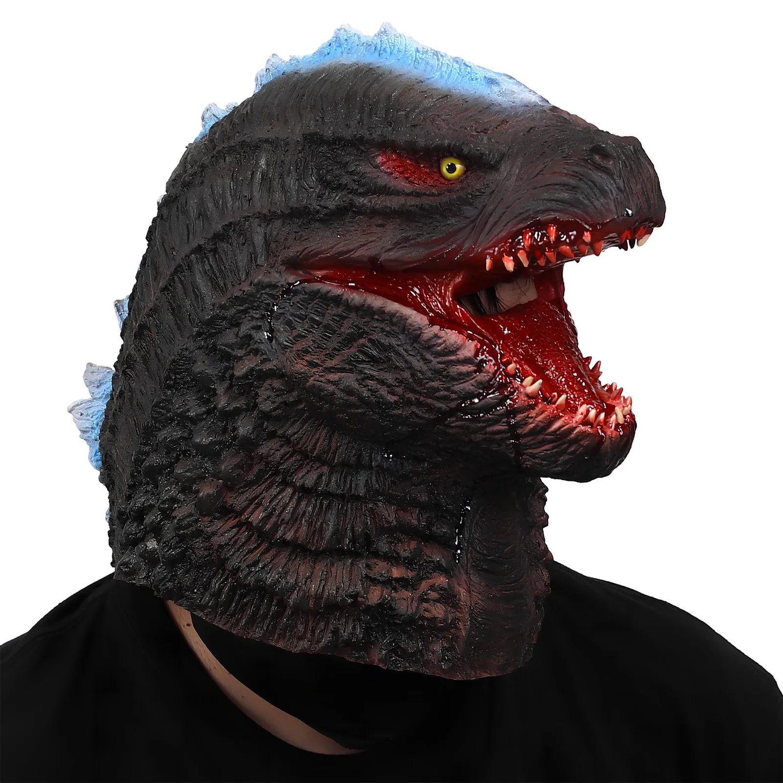 

Новая латексная маска Годзилла, Хэллоуин, динозавр, косплей, головной убор Годзилла, маска монстра, карнавальный костюм, реквизит для украшения вечеринки, 2025