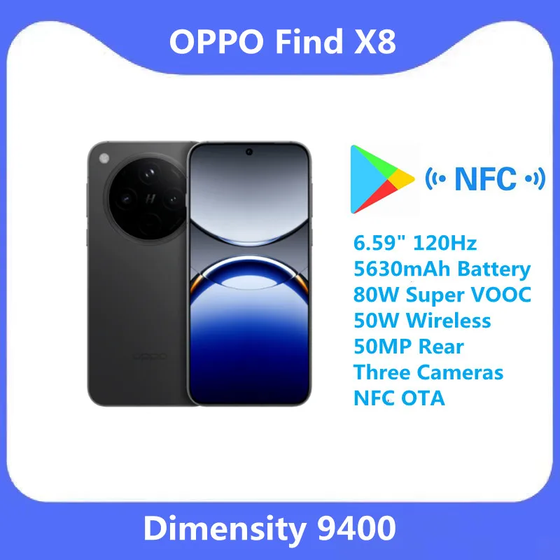 Official New OPPO Find X8 5G SmartPhone Dimensity 9400 Octa Core 6.59