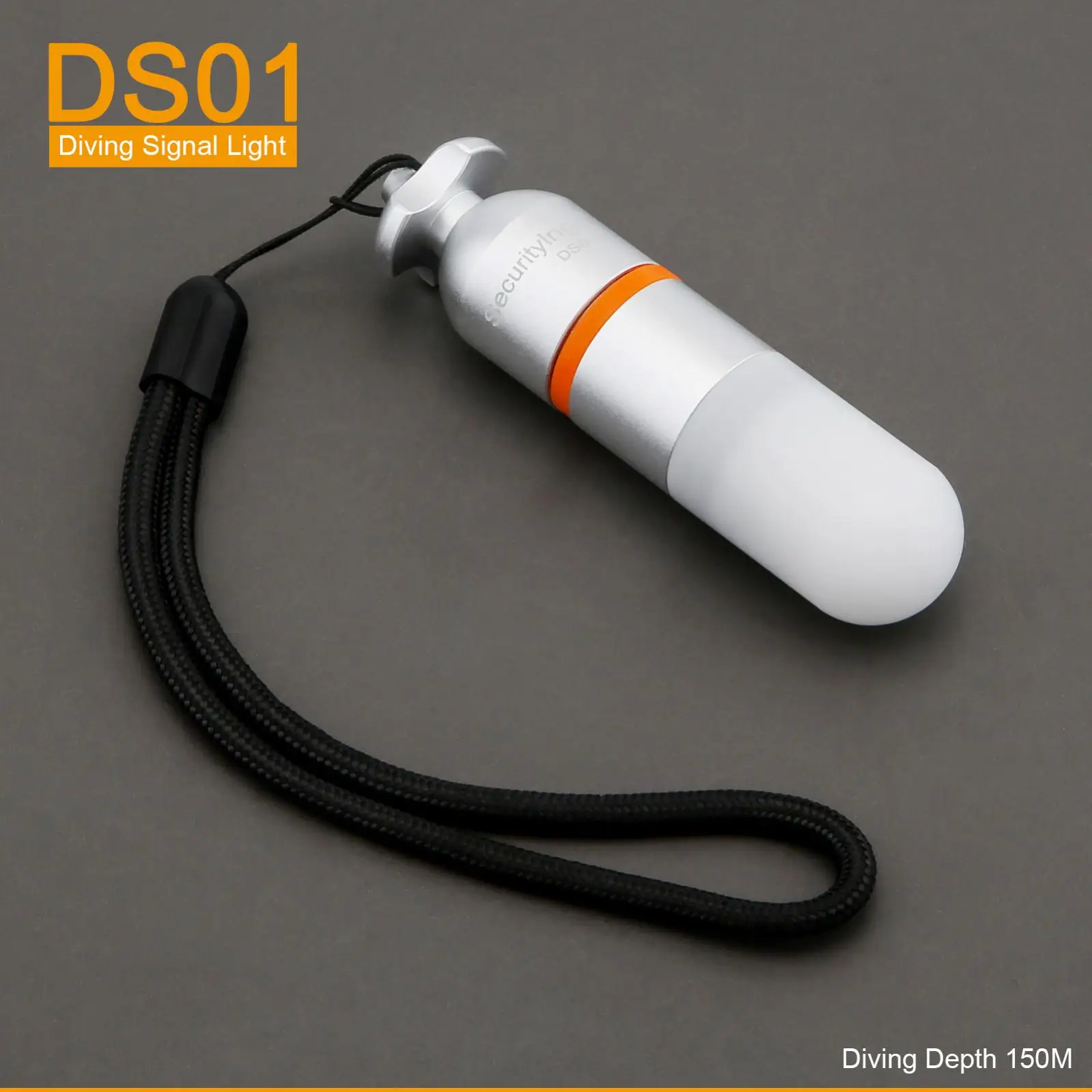 Mini baliza estroboscópica de buceo subacuática de 150M, luz de señal de buceo con batería AAA, luz intermitente de buceo nocturno