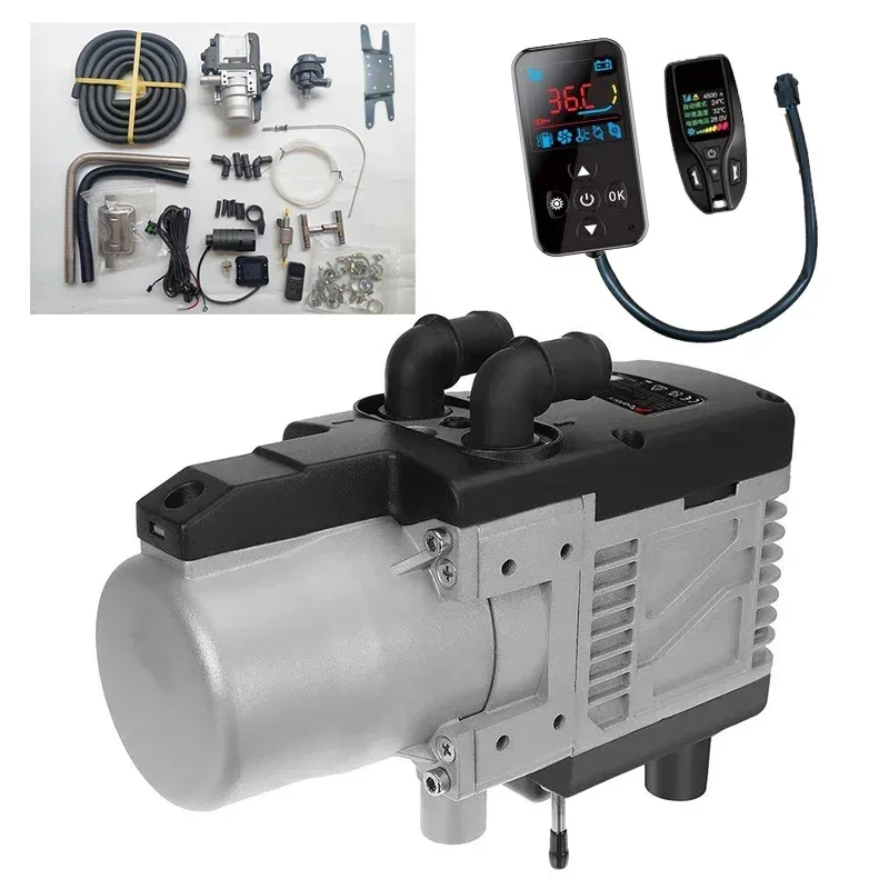 New 12V Car Diesel Cargo Parking Heater Water Heating Engine Preheater RV Tank Heating Boiler