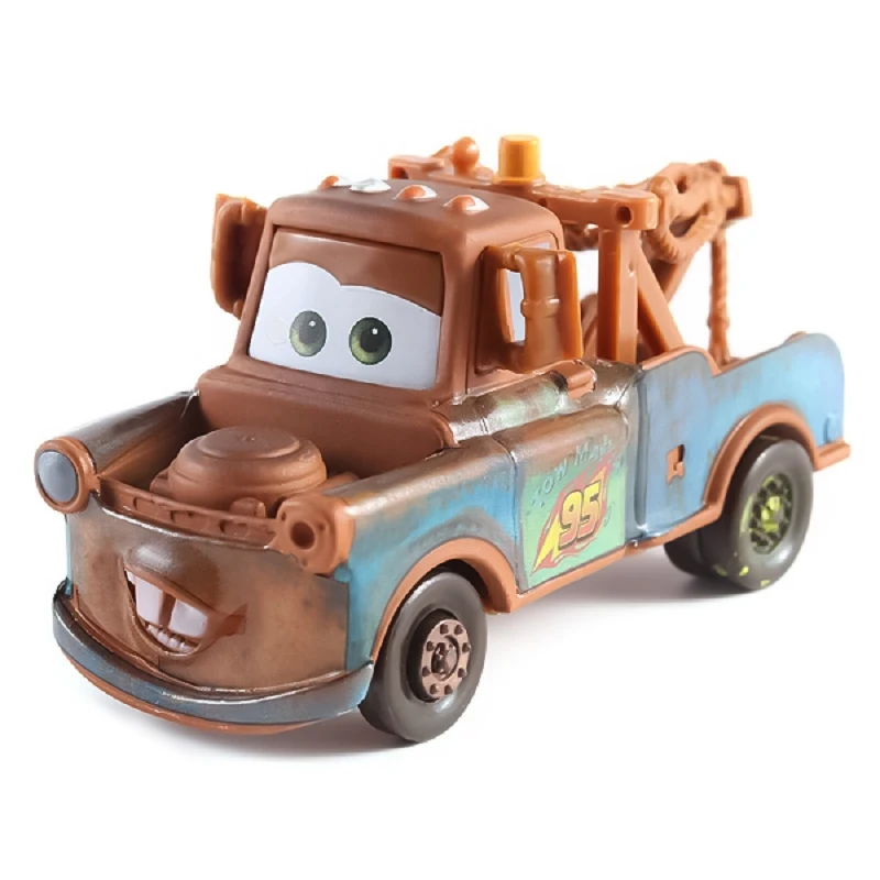 Pixar Cars 3 2 Metall-Druckguss-Spielzeugautos Lightning McQueen Jackson Mr. Destruction Harvester Bulldozer 1:55 Kinderspielzeugautos Geschenke