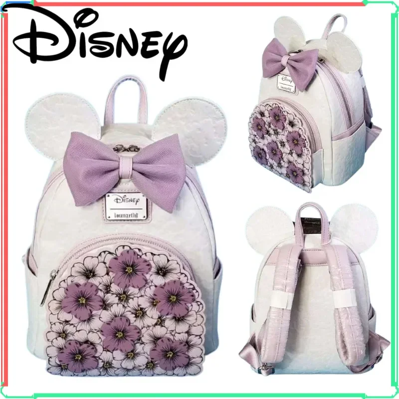 

Loungefly Disney Cartoon Mini Backpack Wallet For Girls With Adjustable Strap Soft Fabric School/Outdoor Leisure Bag