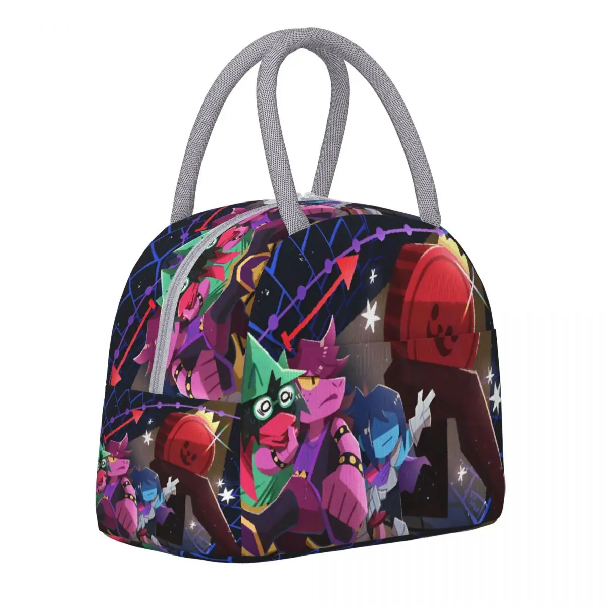 

Deltarune Chapter 3 Video Games Insulated Lunch Bags Food Bag Portable Thermal Cooler Bento Box For Work
